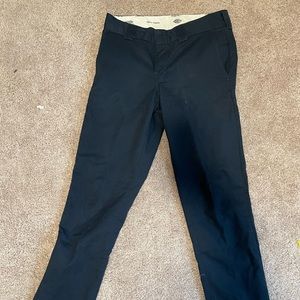 Dickies Slim Taper Pants in Navy